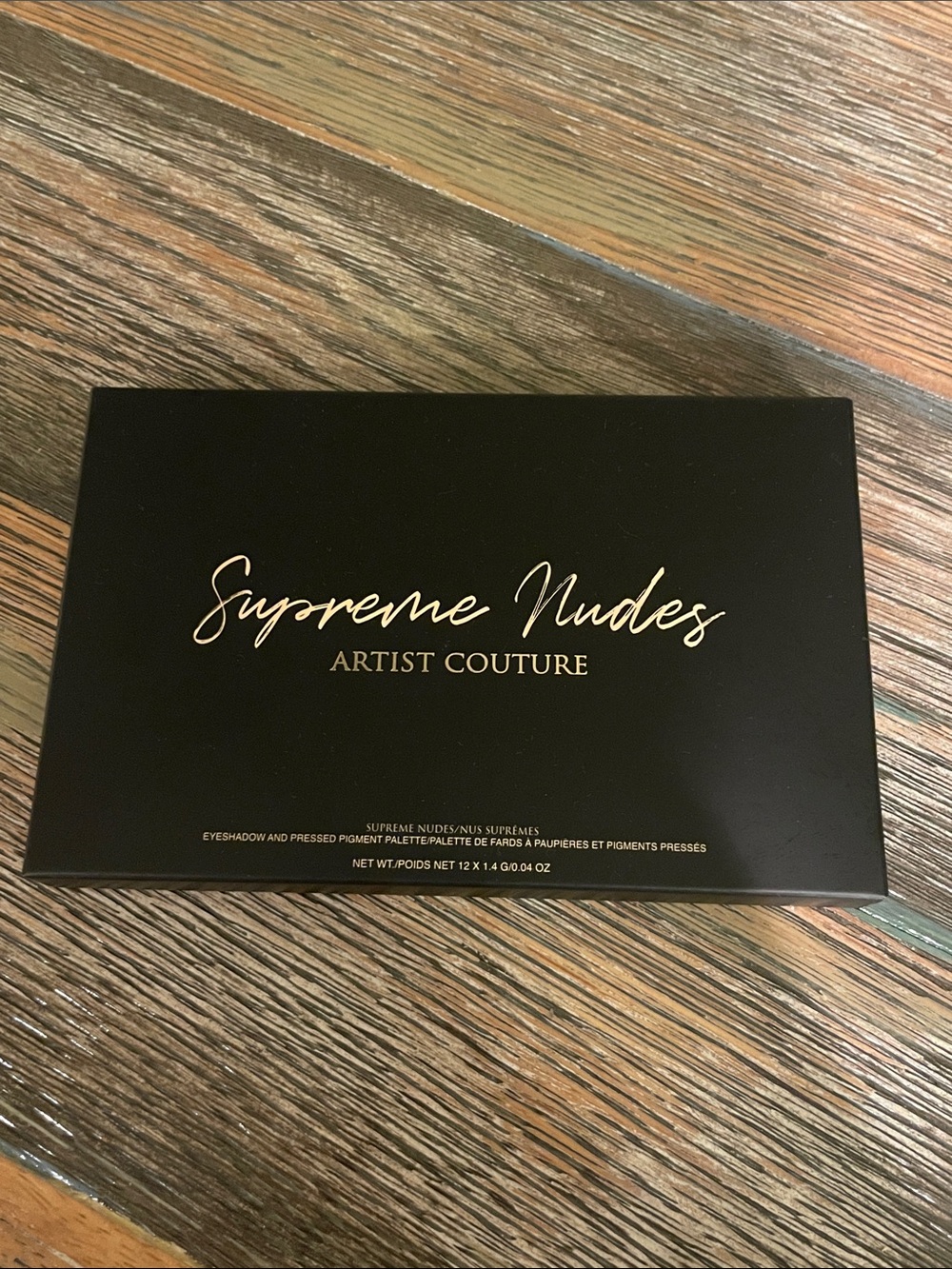 Artist Couture Supreme Nudes Eyeshadow Palette - Black & Gold